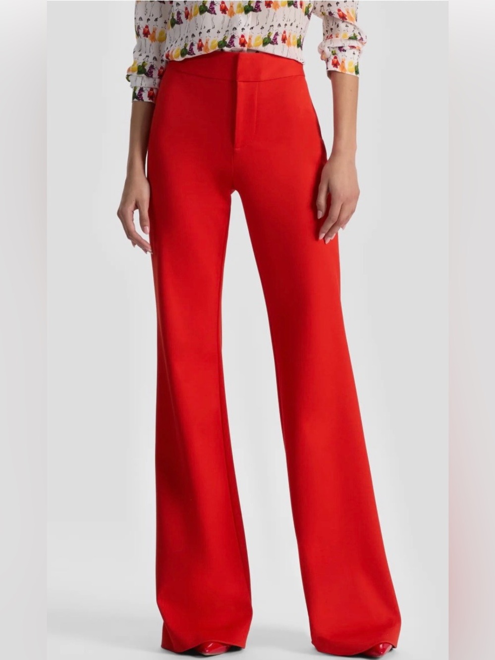 Theory Red Trouser